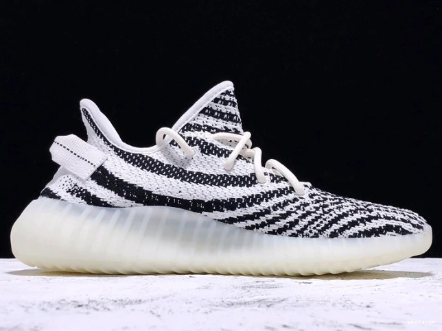 CP9654 350 White Adidas Zebra V2 Boost Black Yeezy 0806